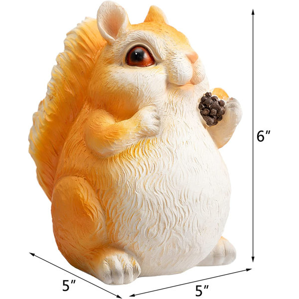 mskey Pet Figure Garden Sculptures Animal Garden Statues And Figurines